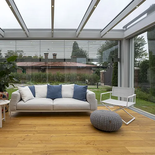 Copertura glass per giardino d'inverno Qubo
