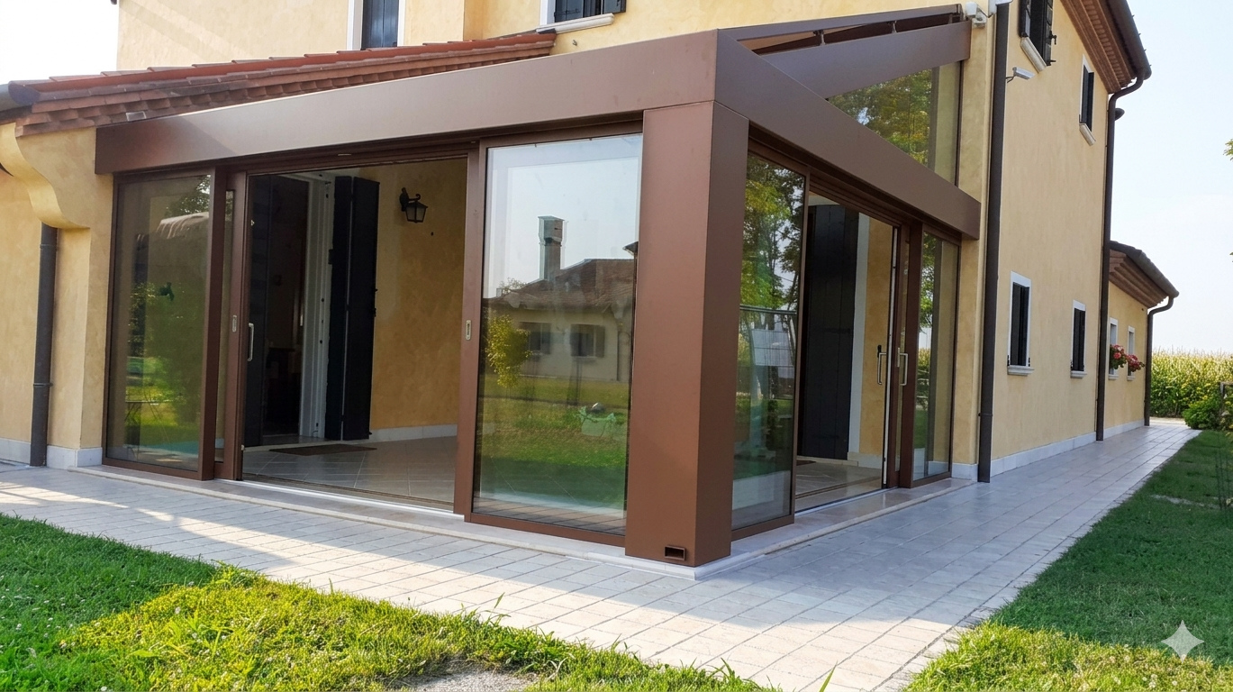 Spessori in alluminio e dettagli costruttivi di un progetto Qubo